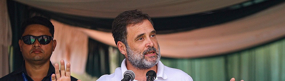 | PTI; Representaitve image : Rahul Gandhi